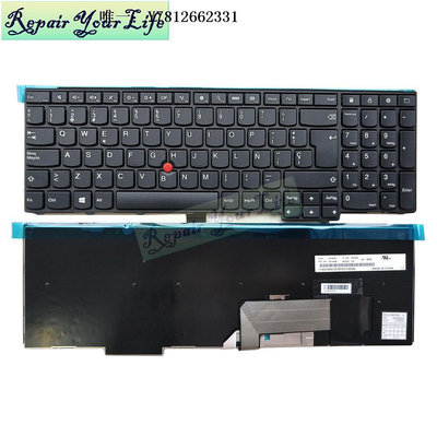 電腦零件適用聯想 E531 E540 L540 W540 T540P W541 T550 W550S鍵盤黑框SP筆電配件