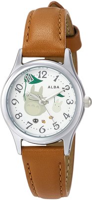 日本正版 SEIKO 精工 ALBA ACCK427 吉卜力 龍貓 手錶 皮革錶帶 日本代購