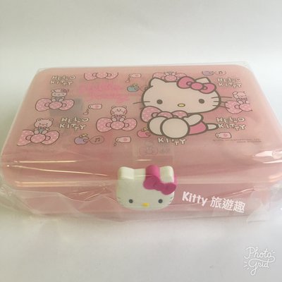 [Kitty 旅遊趣] Hello Kitty 文具組附盒 凱蒂貓文具用品 交換禮物 勞作盒 文具收納盒