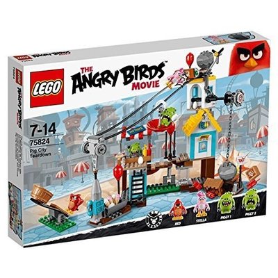 LEGO 樂高積木 Angry Birds 憤怒鳥 LT75824 Pig City Teardown
