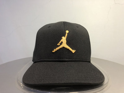 Air Jordan 棒球帽 後扣帽 客製化 金色 飛人 NIKE jumpman aj1 aj11 aj36 logo