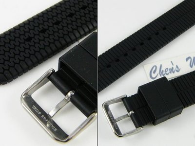 【錶帶家】代用Chopard 蕭邦錶及Oris BC賽車胎紋全代用直身矽膠錶帶膠帶有18mm.20mm.22mm