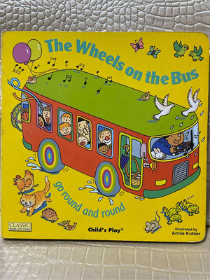 （湘芸） 兒童美語（THE WHEELS ON THE BUS ）交通工具 英文書