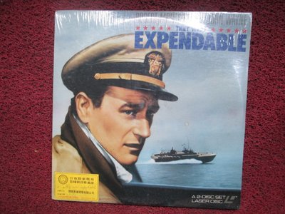 LD影碟(全新未拆.2張1套)~They Were Expendable (1945) 菲律賓浴血戰電影.約翰·韋恩主演