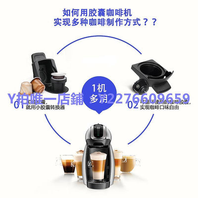 咖啡機配件 兼容雀巢多趣酷思DolceGusto咖啡膠囊機轉換器Nespresso轉換托