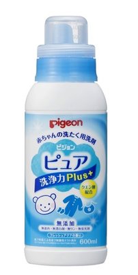 貝親Pigeon Pure+洗衣精600ml／瓶裝