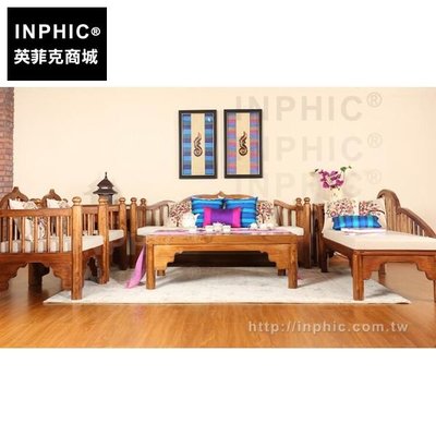 INPHIC-東南亞傢俱木沙發客廳中式七件套裝成套沙發_2YBY