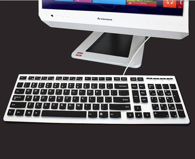絕對下殺 升派 聯想一體機電腦鍵盤筆記本保護膜貼罩 H505 H520~特價