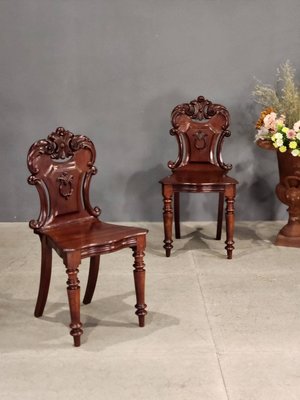 法國  深邃 細膩 桃花心木 立體雕刻 木椅 古董椅 B953 ⚜️卡卡頌 歐洲古董⚜️ ✬