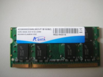 筆電用(終身保固)威剛ADATA DDR2-800 2G RAM(高雄市)