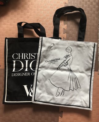Christian Dior、V&amp;A黑色肩背 手提購物袋