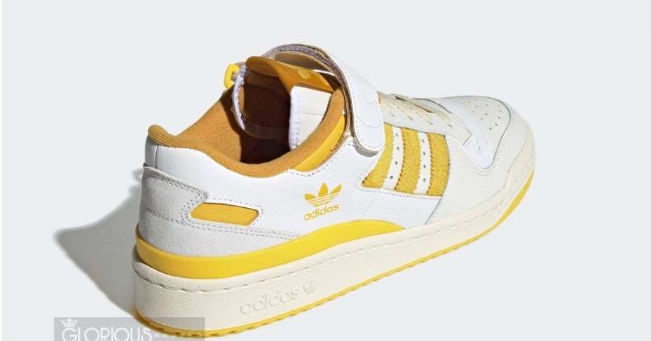 特賣開學季Adidas Forum 84 Low White Hazy Yellow 白黃運動鞋【GL代購