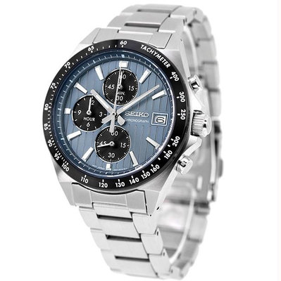 SEIKO SELECTION SBTR041 41mm 藍色面盤 不鏽鋼錶帶 男錶女錶