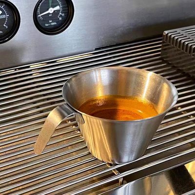 促銷打折 金屬量杯意式濃縮咖啡盎司杯 espresso不銹鋼萃取杯帶刻~