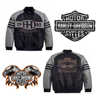 Cover Taiwan 官方直營 Harley Davidson 哈雷 夾克 棒球外套 黑色 灰色 大尺碼 (預購)