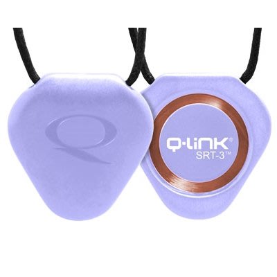 《小瓢蟲生機坊》Q-Link項鍊 量子共振晶體項鍊 驚豔紫  項鍊 抗敏高分子塑鋼材質  提升專注力 穩定情緒