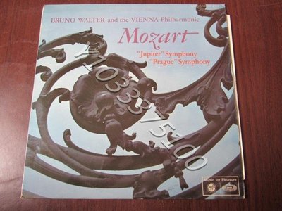 莫扎特 41/38交響曲 瓦爾特指揮 UK版 黑膠唱片LP 唱片 CD 歌曲【奇摩甄選】2277