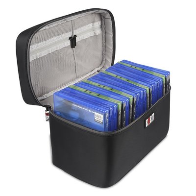 適合索尼ps5游戲光盤收納盒CD專輯收納箱 ps4 pro游戲光碟包xbox one游戲光盤包CD袋子大容量