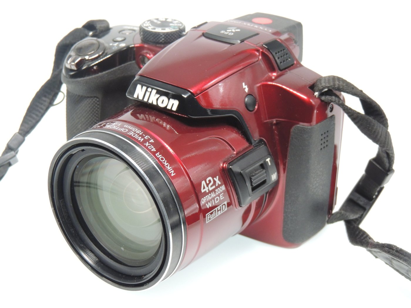 快樂自由行Nikon Coolpix P510 紅色42倍光學變焦+2.3吋可掀式螢幕