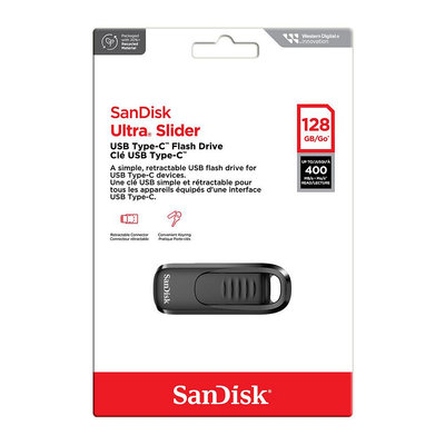 SANDISK Ultra Slider CZ480 128G USB Type-C 隨身碟 400MB/s (SD-CZ480-128G)