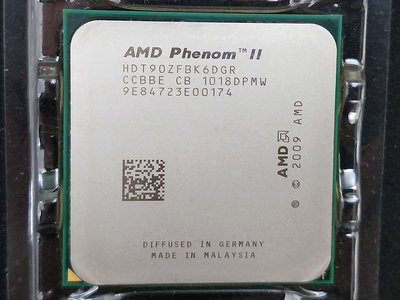 【含稅】AMD Phenom II X6 1090T 3.2G HDT90ZFBK6DGR 六核庫存正式散片CPU一年保