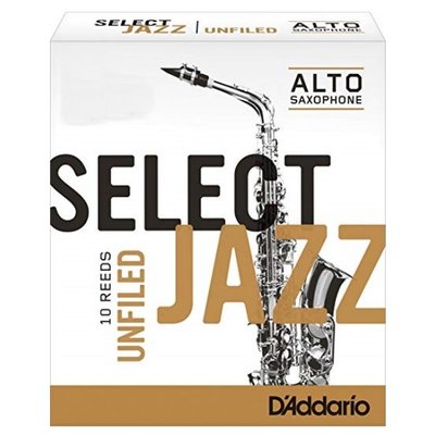 RICO美國Daddario Select Jazz中音薩克斯風竹片2Soft Alto Sax(10片/盒) 美式切法