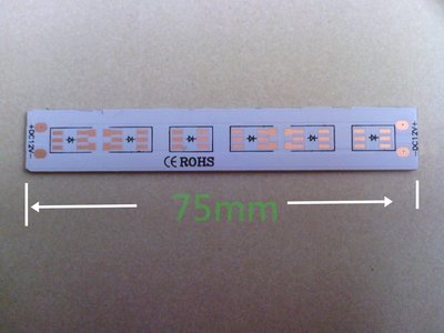 5050型單色6燈LED模組-LED燈板-線路板-PCB電路板空板-12V