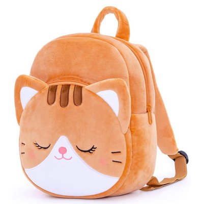 10899A 歐洲進口 限量品 小貓咪造型背包 可愛貓咪後背包小朋友郊遊包包外出背絨毛書包旅行包送禮禮物