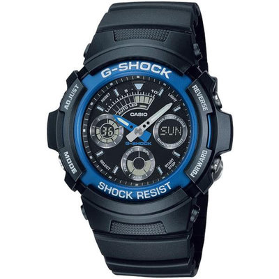 CASIO 卡西歐 G-SHOCK 極速運動雙顯手錶-AW-591-2A