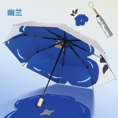 遮陽傘 天貝雙層鈦銀傘黑膠晴雨傘加大防曬太陽傘銀膠專業防紫外線降溫UP 快速發貨