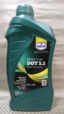 (C+西加小站) Eurol DOT 5.1 / DOT-5.1 全合成煞車油