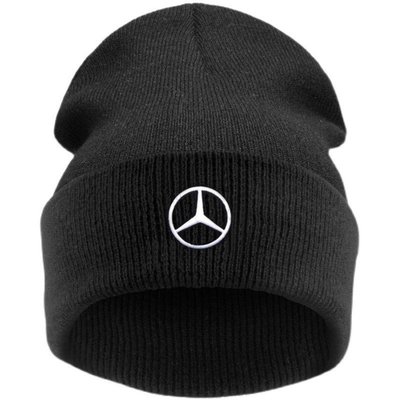 現貨熱銷-F1BENZ 賓士 AMG車隊春秋冬款帽子賽車配件周邊毛線帽保暖戶外冷帽針織