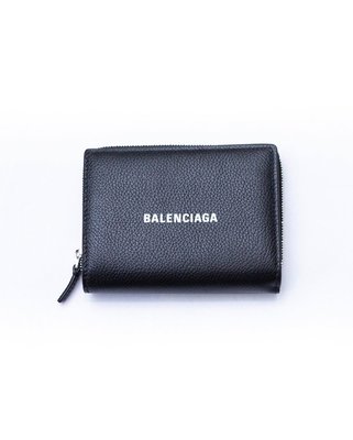 Balenciaga Logo Zip Wallet.拉鍊短夾