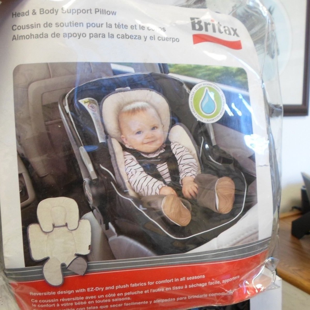 Britax head and body support outlet pillow