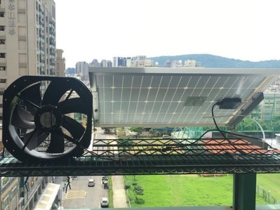 【藍天百貨】太陽能抽風扇 散熱 直流風扇 通風 排煙 排煙機 空氣循環扇 DC風扇 對流風扇 工廠 廠房 排風扇