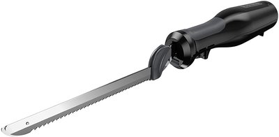 【竭力萊姆】全新 BLACK+DECKER EK500 黑色 9吋不鏽鋼電動麵包刀 含專用收納盒 吐司刀牛排刀