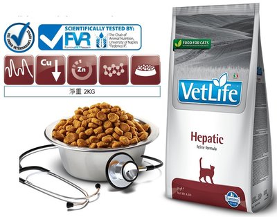 法米納FARMINA天然處方糧VET LIFE貓用系列 肝臟配方 VCH-2 獸醫師推薦 2KG