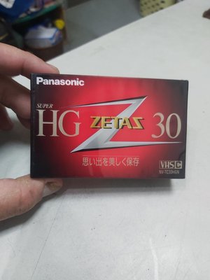 Panasonic HG ZETAS 30 VHS-C 30分鐘空白帶 全新未拆新品