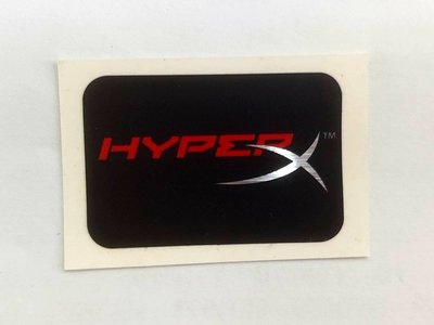 HyperX 標誌貼紙貼紙 原廠貼紙 全新品