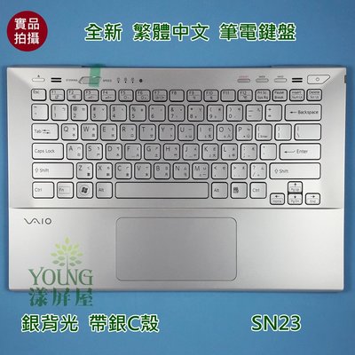 【漾屏屋】含稅 索尼 SONY SVS13 SVS131 SVS13A S13A 全新 中文 銀背光 帶C殼 筆電 鍵盤
