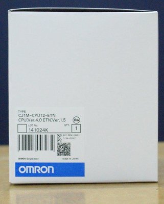 全新OMRON控制器CJ1M-CPU12-ETN