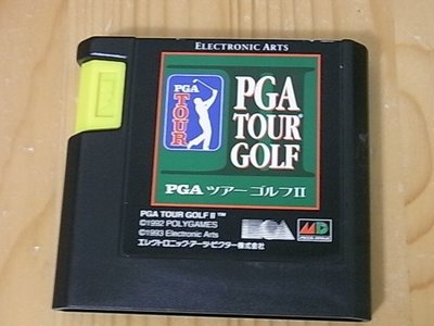 【小蕙館】MD日版卡帶 ~ PGA TOUR GOLF2 職業高爾夫球賽2