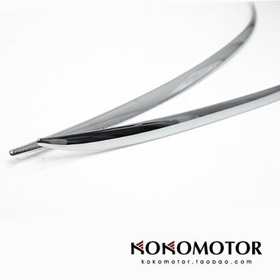 2012-Hyundai現代 Elantra MD專用電鍍碳纖維尾翼汽車內飾改裝飾品 高品質
