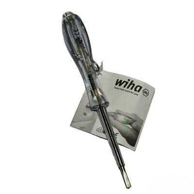德國 Wiha 專業型 一字 驗電筆 110-250V VDE GS CE 認證 絕緣 起子255-11 單支