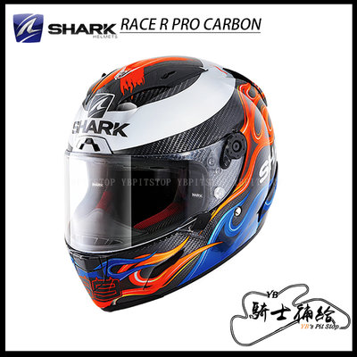 ⚠YB騎士補給⚠ SHARK RACE R PRO CARBON Lorenzo 2019 火焰 全罩 鯊魚 羅倫佐