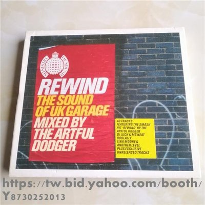 樂迷唱片~21245 The Artful Dodger Rewind The Sound Of UK Garage 2cd 拆封/二手