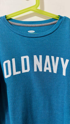 美國運動休閒品牌GAP(Old Navy)漂亮藍長袖上衣