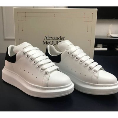 Alexander McQueen 麥昆 黑尾情侶鞋 小白鞋 厚底 增高鞋 現貨+實拍