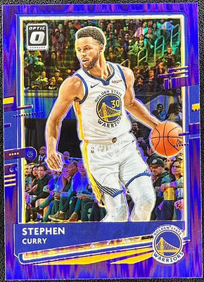 NBA 球員卡 Stephen Curry 2020-21 Donruss Optic Purple 紫亮