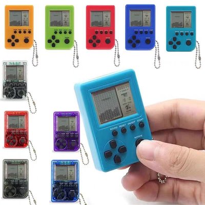 日本YELL迷你鑰匙扣 學生經典懷舊款電子掌上小型Game Boy Mini俄羅斯方塊掌上遊戲機迷你遊戲機掌機交換禮物
